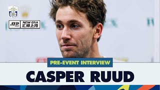 quotEverthing Is Uniquequot Casper Ruud PreTournament Interview  Rolex Shangha Masters 2024 [upl. by Narmak]