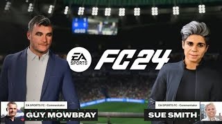 New Commentators Guy Mowbray and Sue Smith  FC Mobile  FC 25 Tactics [upl. by Enyamert299]