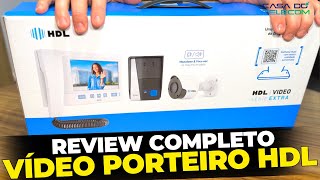 PORTEIRO ELETRÔNICO COM VÍDEO CONNECT WIFI DA HDL  REVIEW COMPLETO [upl. by Lig]