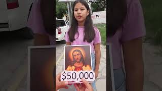 Millonario pone a prueba a niña de la calle con imagen de Jesucristo y se arrepiente al instante 😭 [upl. by Latoye]