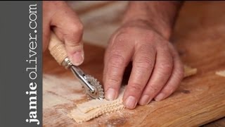 How to shape farfalle pasta with Gennaro [upl. by Atinid]