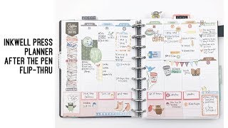 Inkwell Press Planner After the Pen Flip Through [upl. by Aihsyla791]