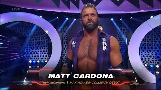 Matt Cardona Debut Entrance  AEW Collision March 30 2024 [upl. by Daj]