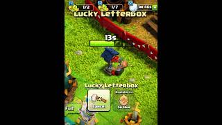 Removing Lucky Letterbox CalashOfClans Dion Shorts [upl. by Sirahc299]