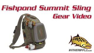 Fishpond Summit Sling Pack  Fly Fishing Bag [upl. by Esnofla]