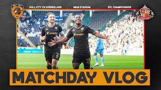 THE WORST REFEREE IN ENGLAND Hull City 0 1 Sunderland Matchday Vlog [upl. by Alaham255]