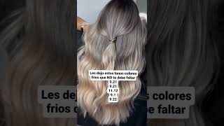 Tonos Perla 🤍💫💫💫shortvideo hairstyle balayage [upl. by Rist]