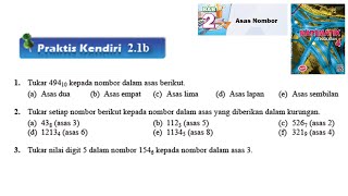 KSSM Matematik Tingkatan 4 Bab 2 praktis kendiri 2b no1no3 Asas Nombor chapter 2 form 4 buku teks [upl. by Renmus]