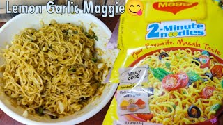 Yummy Lemon Garlic Maggie Recipe😋koreanstylemaggimaggirecipe chinesemaggigarlicmaggi [upl. by Ifill]