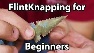 How to make an arrowhead  An intensive breakdown for beginner Flint Knappers [upl. by Maximilian]