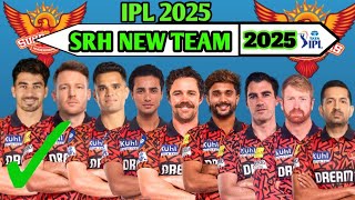 IPL 2025  Sunrisers Hyderabad Team Squad  SRH Final squad ipl 2025 [upl. by Gregor]