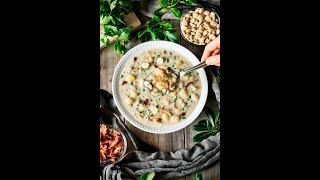 New England Clam Chowder Recipe shorts [upl. by Cameron]