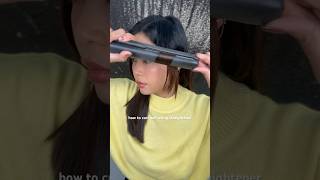 How to curl hair using straightener [upl. by Doomham]