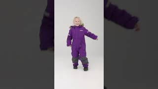 504202I12  Didriksons Migisi Snowsuit Royal Purple [upl. by Karrie]