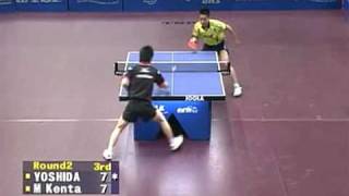 Kenta Matsudaira vs Yoshida Kaii 2009 Japan Open [upl. by Imre]