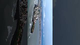 Marineline drone view🤍marinedrive chowpatty beach mumbai viral sunset dronevideo [upl. by Quigley]