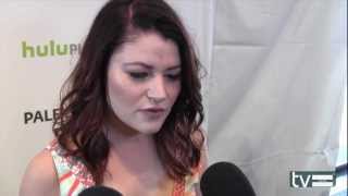 Once Upon A Time Season 2 Interview Emilie de Ravin quotBellequot [upl. by Legnaleugim]