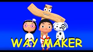 Way Maker Kids Version  Worship Song for Children  Christian Baby Bounce [upl. by Shushan]