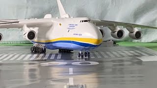 Massive AN225 take off  Antonov pt1 airport stop motion animation with sounds [upl. by Edlitam]