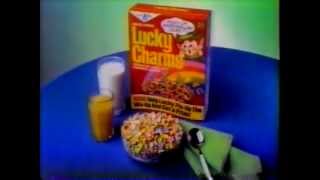 1985 Lucky Charms Cereal Commercial [upl. by Pfeifer787]