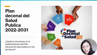 PLAN DECENAL DE SALUD PUBLICA 20222031 [upl. by Maxi]