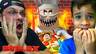 FUGA DA PIZZARIA DO PAPA PIZZA NO ROBLOX  Lucas Gabriel Games [upl. by Pinebrook357]