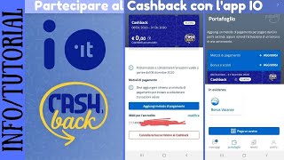 TUTORIAL  Come avere il Cashback di Stato con lApp IO  Spiegato Facile e con calma [upl. by Sherburn]