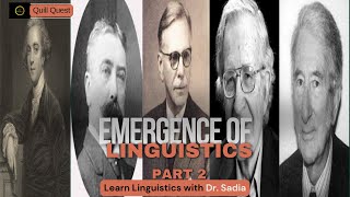 Emergence of Linguistics Part 2 Descriptive Structural Functional and Psychological Approaches [upl. by Ellett474]