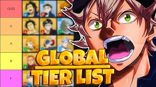 Best Mages TIER LIST Global Edition  Black Clover Mobile [upl. by Luar]