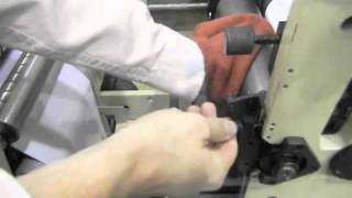 How to change an anilox roller in a Mark Andy Scout flexo press [upl. by Louisa463]