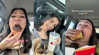 what I eat in a day fastfood edition  tiktok compilation [upl. by Ikkiv480]