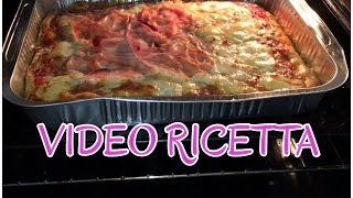 VIDEO RICETTA PIZZA AL TRANCIO CASERECCIA [upl. by Cheney274]