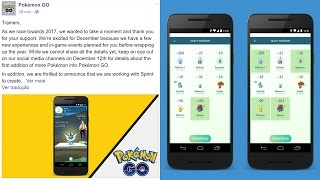 Novos Pokémon 12 Dezembro Oficial Atualização 0491 Pokémon GO [upl. by Endo649]