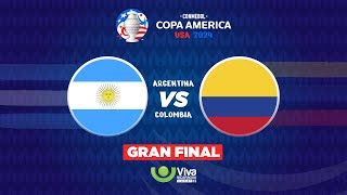 EN VIVO Argentina vs Colombia  Watch Party  Reacción  140724 [upl. by Ynar991]