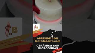 Aprende cerámica con microondas🔥 en tactodebarro com manualidades diy tutorial hechoamano [upl. by Fionnula752]