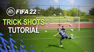 FIFA 22 TOP 5 FANCY TRICK SHOTS TO USE IN FUT 22  FANCY amp EFFECTIVE SKILLS TUTORIAL [upl. by Alvira859]