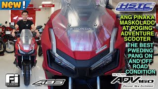 2024 HONDA ADV 160 Matte Red Ang Ganda Ng Adventure Scooter na ito quality [upl. by Levitan]