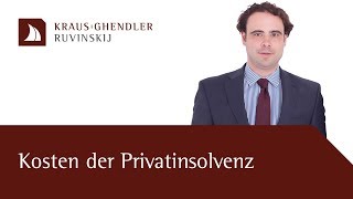 Kosten einer Privatinsolvenz  Erklärt vom Fachanwalt [upl. by Eenoj]