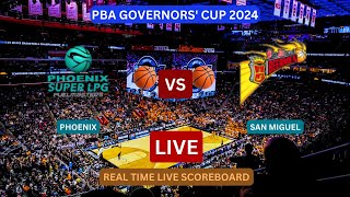 Phoenix vs San Miguel LIVE Score UPDATE Today Match PBA Governors Cup Basketball Aug 21 2024 [upl. by Carmel]