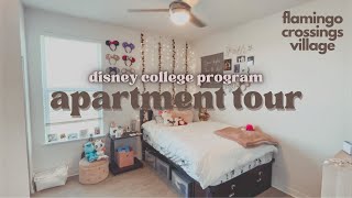 4x2 flamingo crossings DCP room tour  disney college program apartment 2022 [upl. by Giusto]