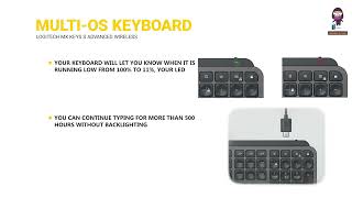 User Manual and Setup Logitech MX KEYS S Advanced Wireless Illuminated Keyboard [upl. by Nivlad]