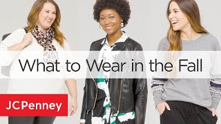 What To Wear This Fall  Womens Fall Outfits  JCPenney Fall Fashion [upl. by Sholley245]