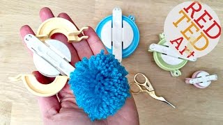 Clover Pom Pom Maker Tutorial  Easy Pom Pom DIY [upl. by Amat]