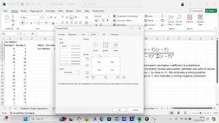 Perform correlation in Excel [upl. by Persons]