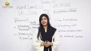 World Summit on SD 2002  css Environmental Sciences  Tayyaba Hafeez  Study River [upl. by Zinck]