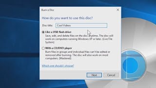 Windows 10 How to burn CDs and DVDs [upl. by Anis]