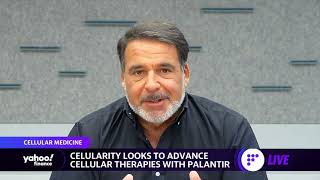 Celularity looks to advance cellular therapies with Palantir [upl. by Elburr]