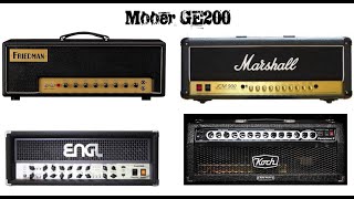 Mooer GE200  High Gain Amps  custom IR cab 7 strings ed [upl. by Otrebide562]