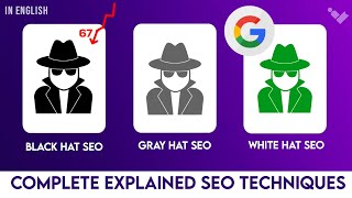 What is Black Hat SEO White Hat SEO and Gray Hat SEO  SEO Techniques Explained  Influenest Edu [upl. by Gnouh]