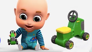 Tractor Toys for Kids  Surprise Eggs Videos from Jugnu Kids [upl. by Nnagrom]